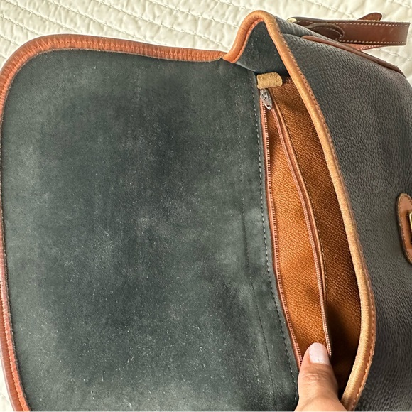 Dooney Bourke Vintage Equestrian All Weather Crossbody Bag With Gold Accents - Picture 15 of 16